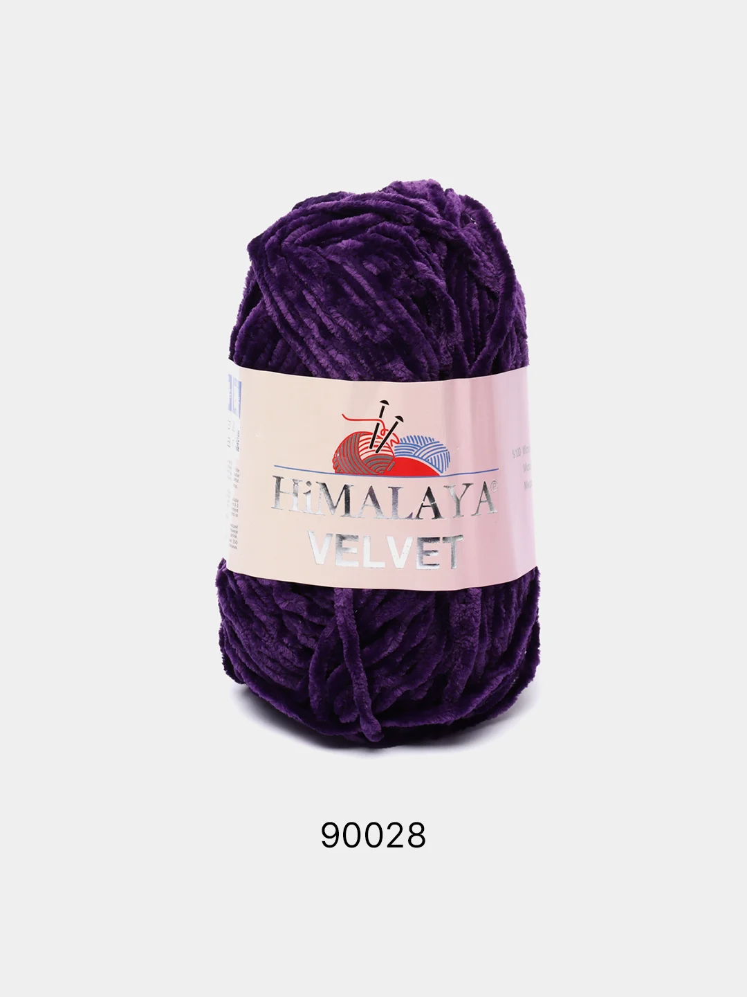 Пурпурный пряжа Плюшевая Himalaya Velvet 100% Полиэстер 100г 120м