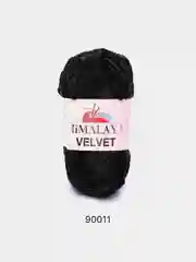 Черный пряжа Плюшевая Himalaya Velvet 100% Полиэстер 100г 120м