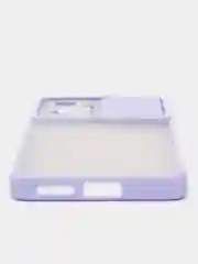Сиреневый чехол  XIAOMI 11T / XIAOMI 11T PRO с защитой камеры, раздвижное окно