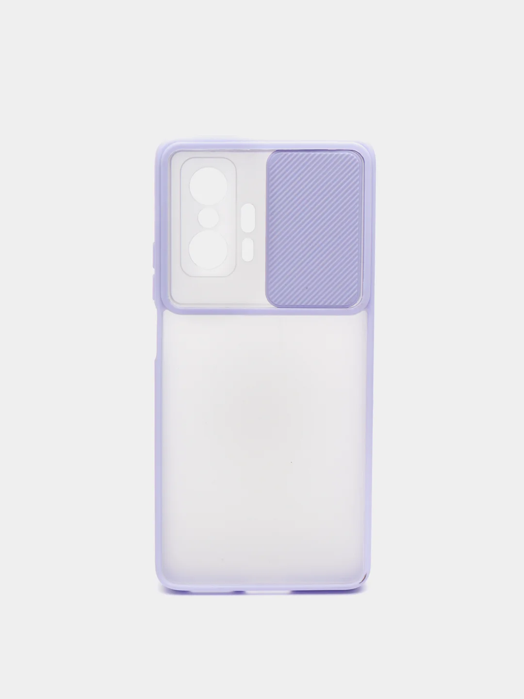 Сиреневый чехол  XIAOMI 11T / XIAOMI 11T PRO с защитой камеры, раздвижное окно