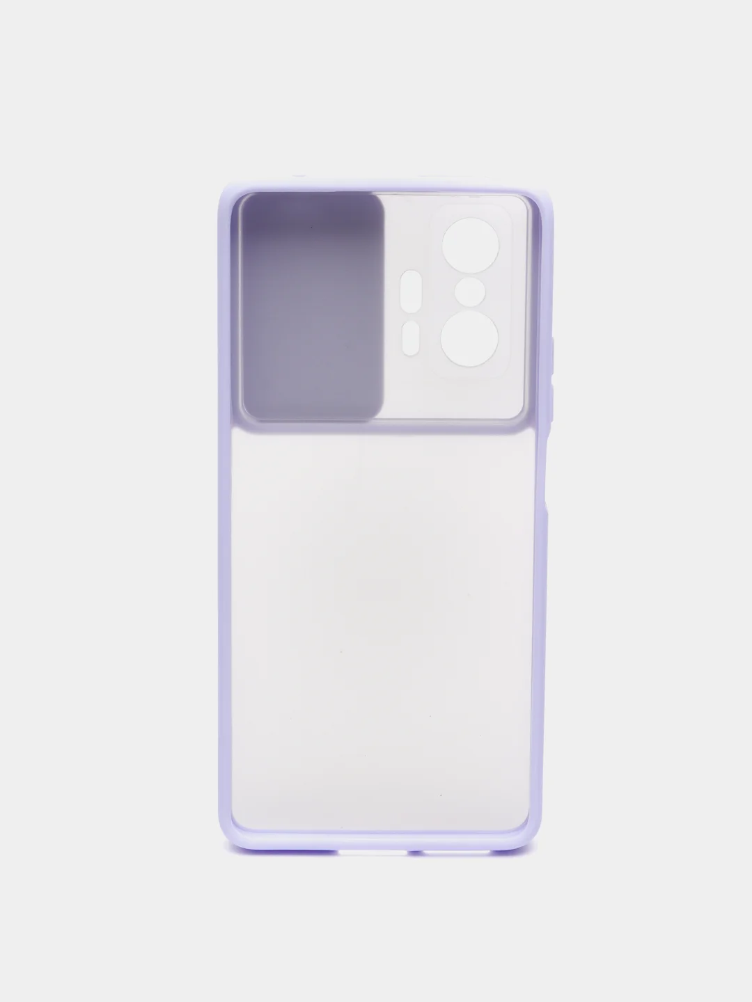 Сиреневый чехол  XIAOMI 11T / XIAOMI 11T PRO с защитой камеры, раздвижное окно