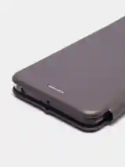 Серебряный чехол-книжка Huawei Honor 50, Хуавей Хонор 50