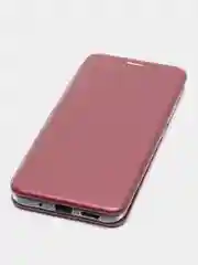 Багровый чехол-книжка для Redmi 10C / 10С NFC / Poco C40