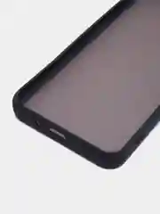 Красный чехол Xiaomi POCO X3 прозрачный с защитой камеры, цветные кнопки