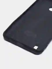 Зеленый чехол для Realme C21 силиконовый, имитация кожи