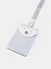 Серый бейдж вертикальный