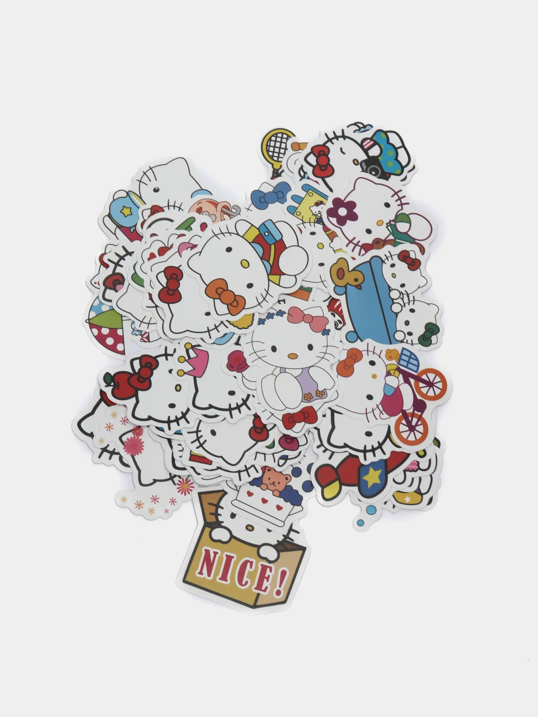 Красный наклейки для девочек Hello Kitty