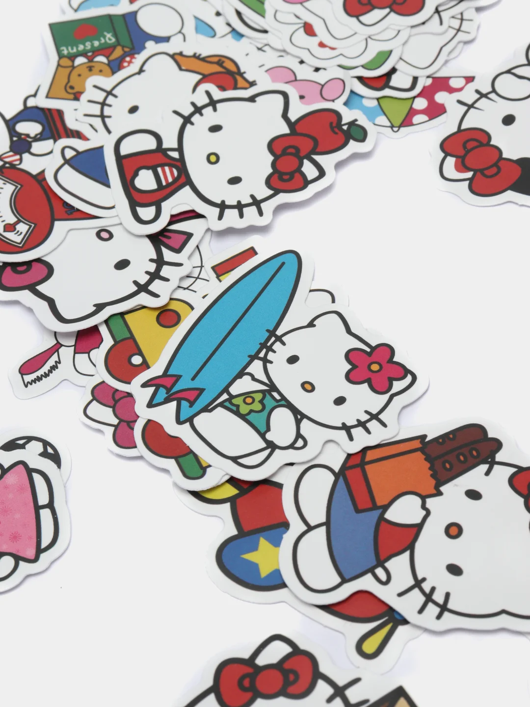 Красный наклейки для девочек Hello Kitty