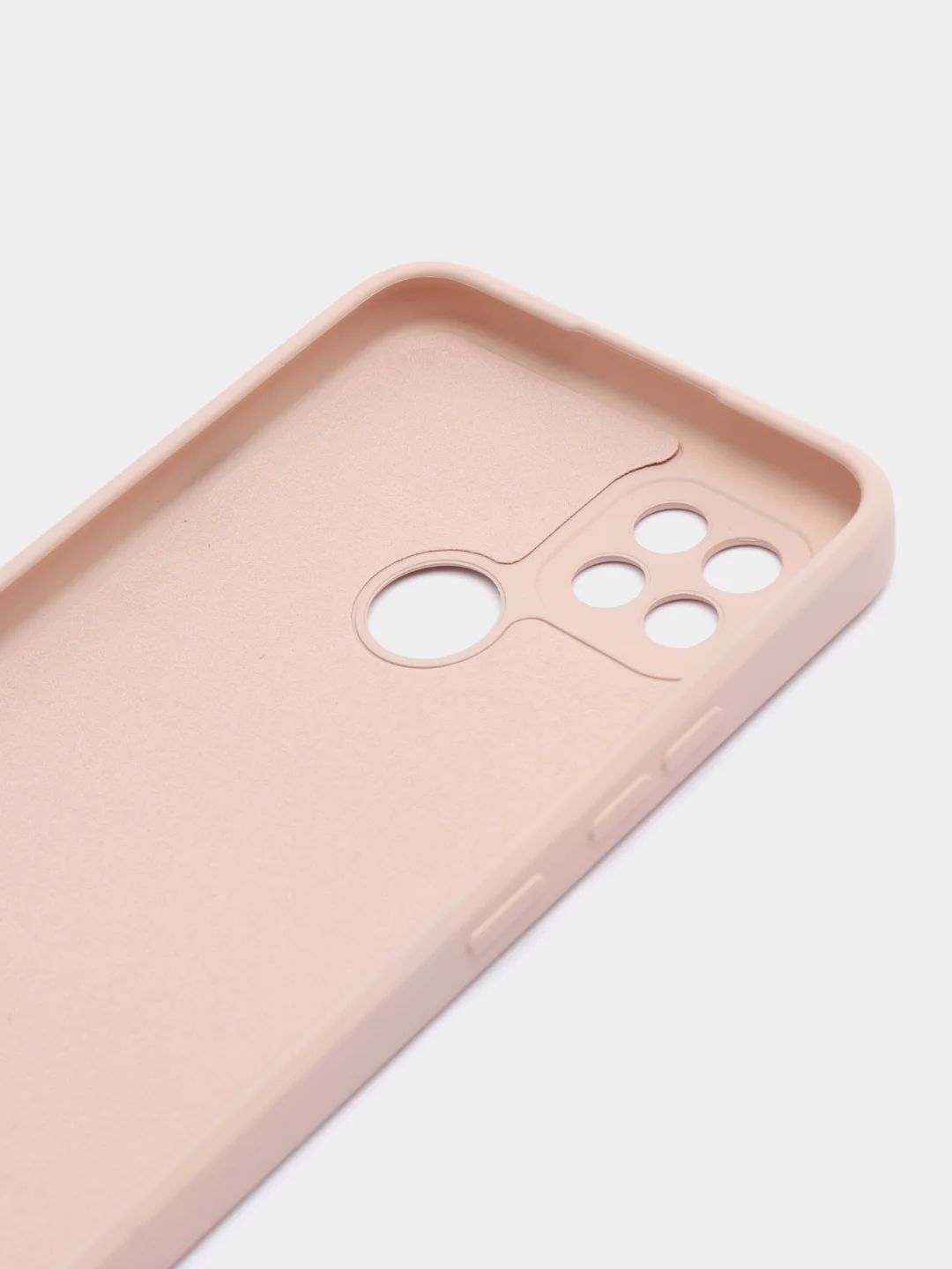 Кремовый чехол силиконовый для Realme C21 Реалми С21