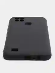 Черный чехол силиконовый для Realme C21 Реалми С21