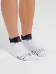 Белый короткие спортивные носки