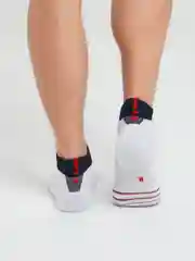 Белый короткие спортивные носки