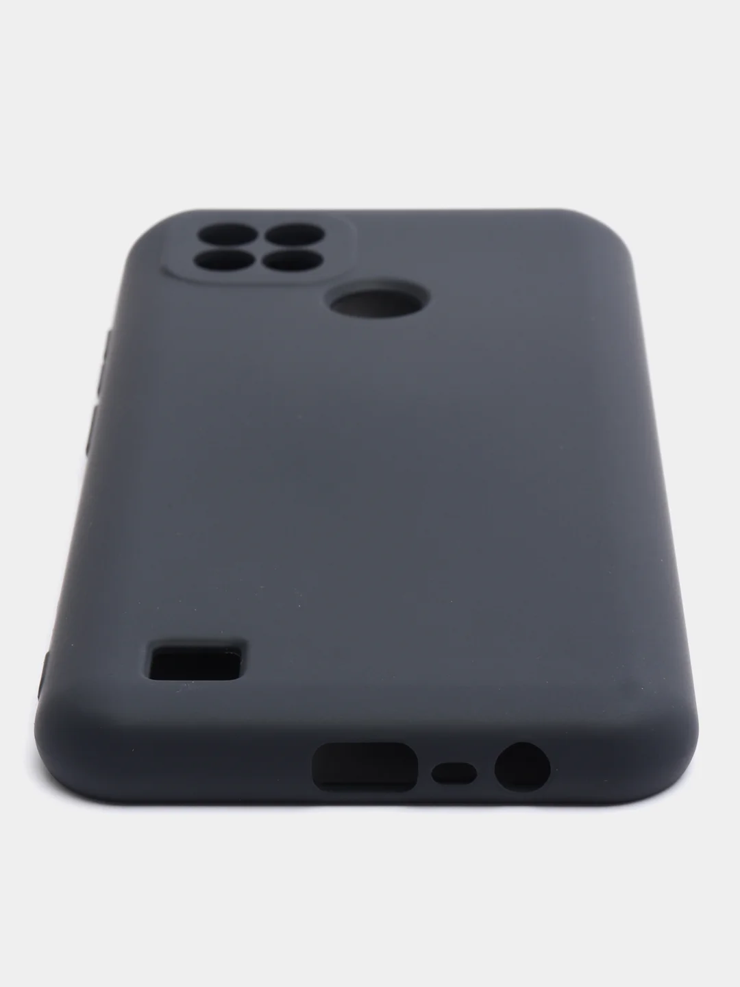 Темно-синий чехол силиконовый для Realme C21 Реалми С21