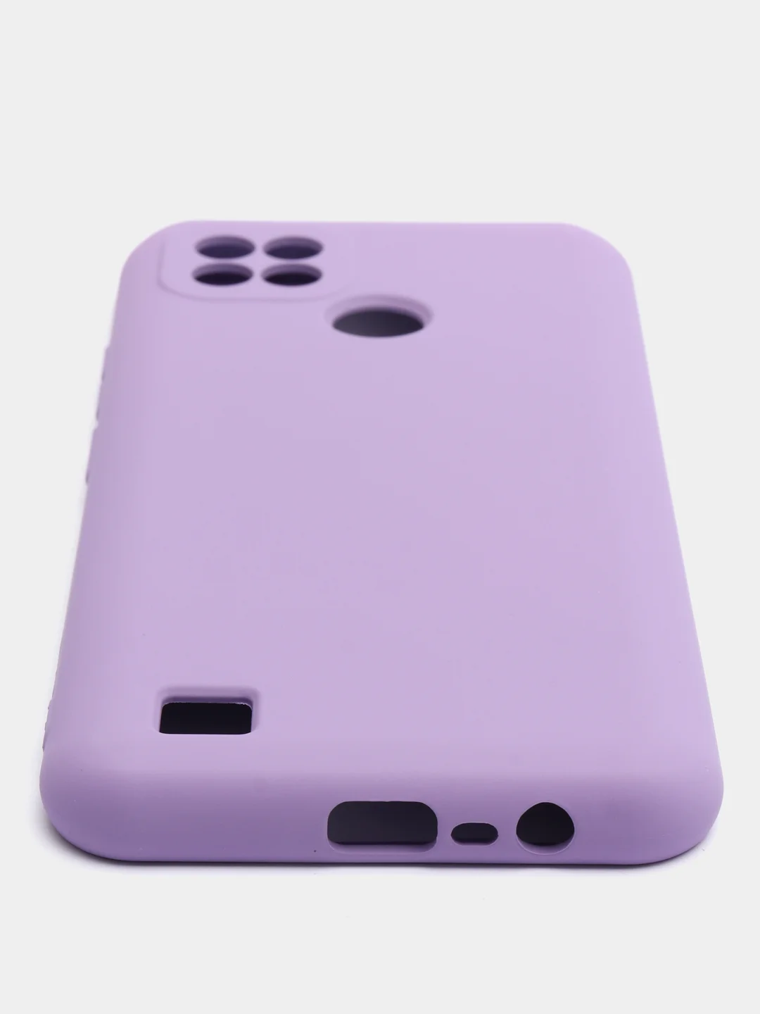 Пурпурный чехол силиконовый для Realme C21 Реалми С21