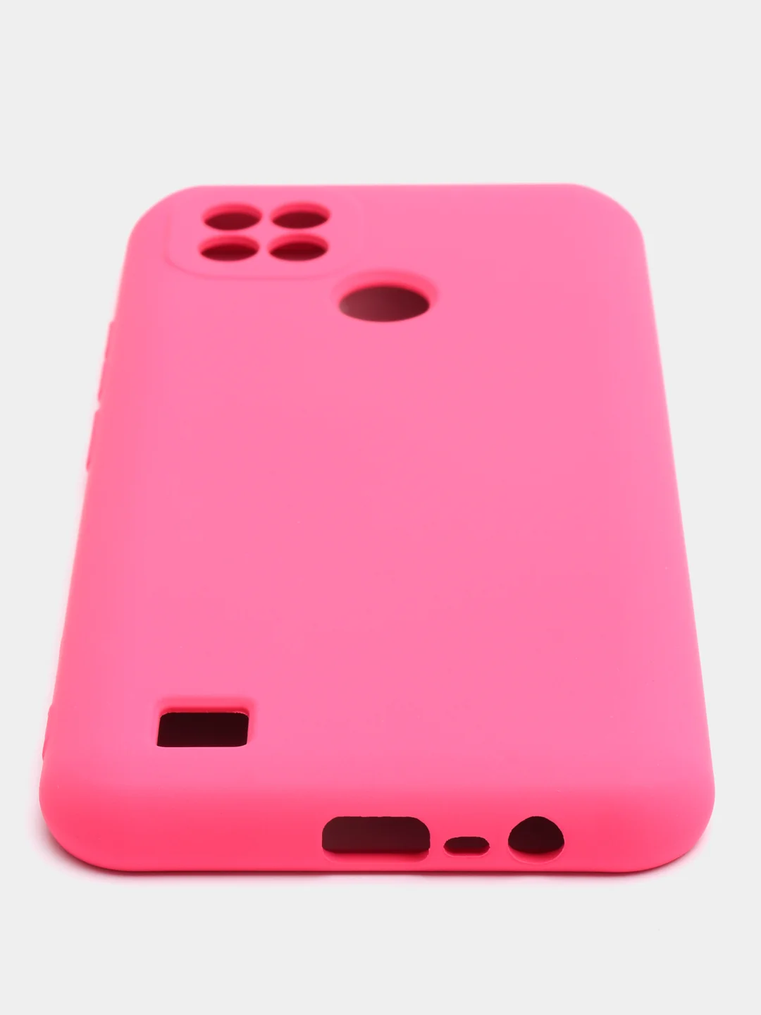Фуксия чехол силиконовый для Realme C21 Реалми С21
