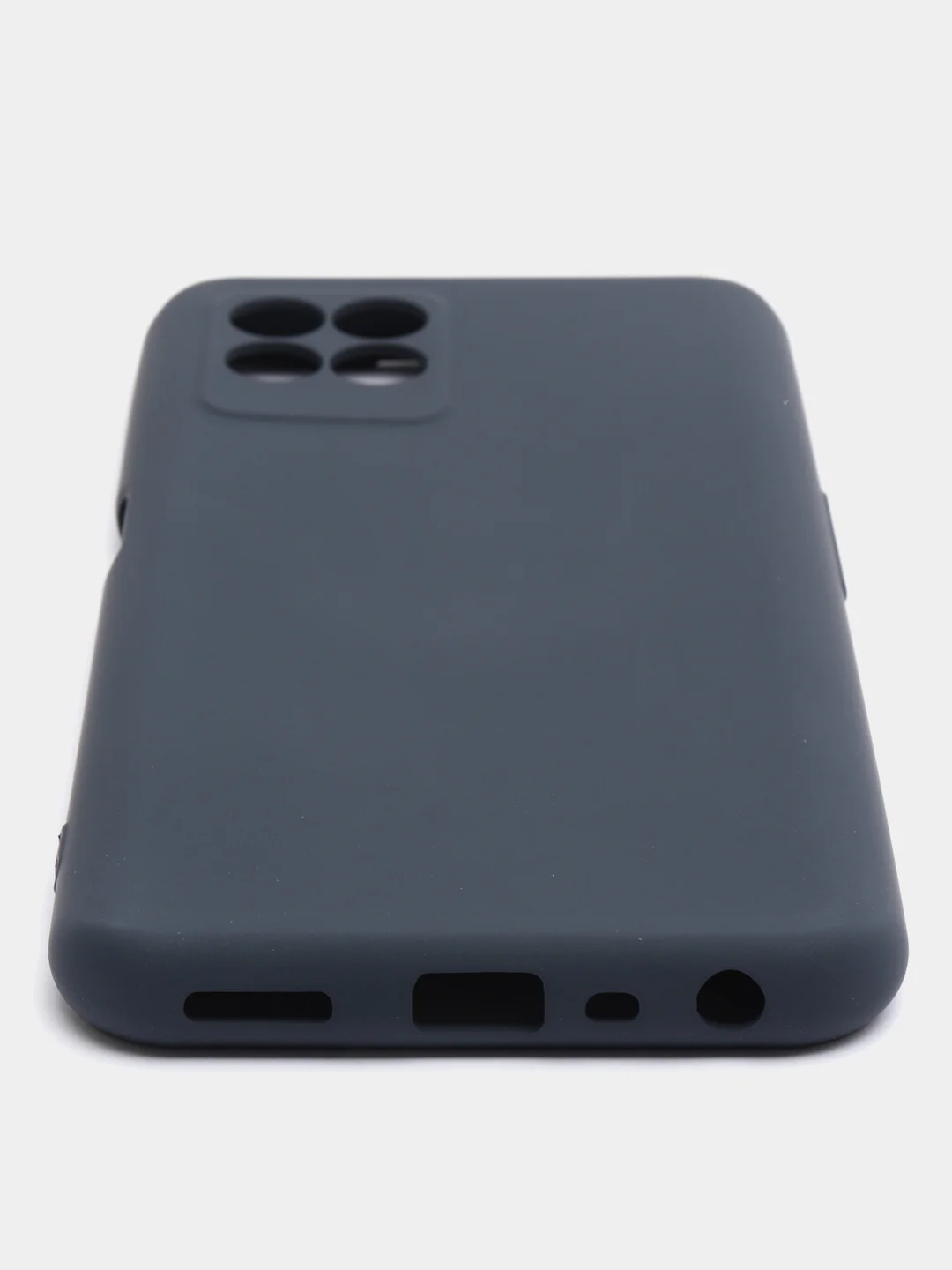 Темно-синий чехол силиконовый для Realme 8i / Narzo 50 4G (Реалми 8Ай / Нарзо 50), Silicone Cover