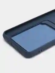 Темно-синий чехол для Xiaomi Redmi 9A, Сяоми Редми 9А, силиконовый, с карманом для карты