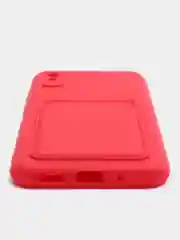 Красный чехол для Xiaomi Redmi 9A, Сяоми Редми 9А, силиконовый, с карманом для карты