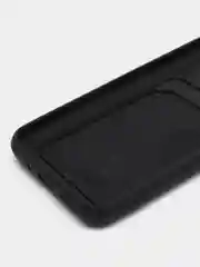 Черный чехол для Xiaomi Redmi 9A, Сяоми Редми 9А, силиконовый, с карманом для карты