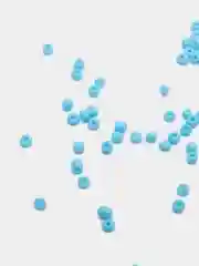 Лазурный бисер стеклянный для плетения, цветной