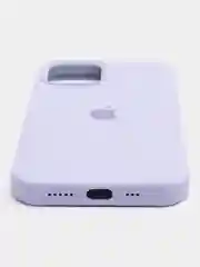 Лавандовый чехол iPhone 12 / 12 Pro с закрытым низом Silicone case