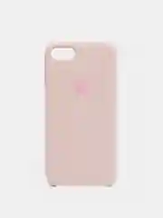 Бежевый чехол Silicone case для iPhone 7/ 8/ SE 2020, силиконовый