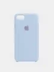 Небесно-голубой чехол Silicone case для iPhone 7/ 8/ SE 2020, силиконовый