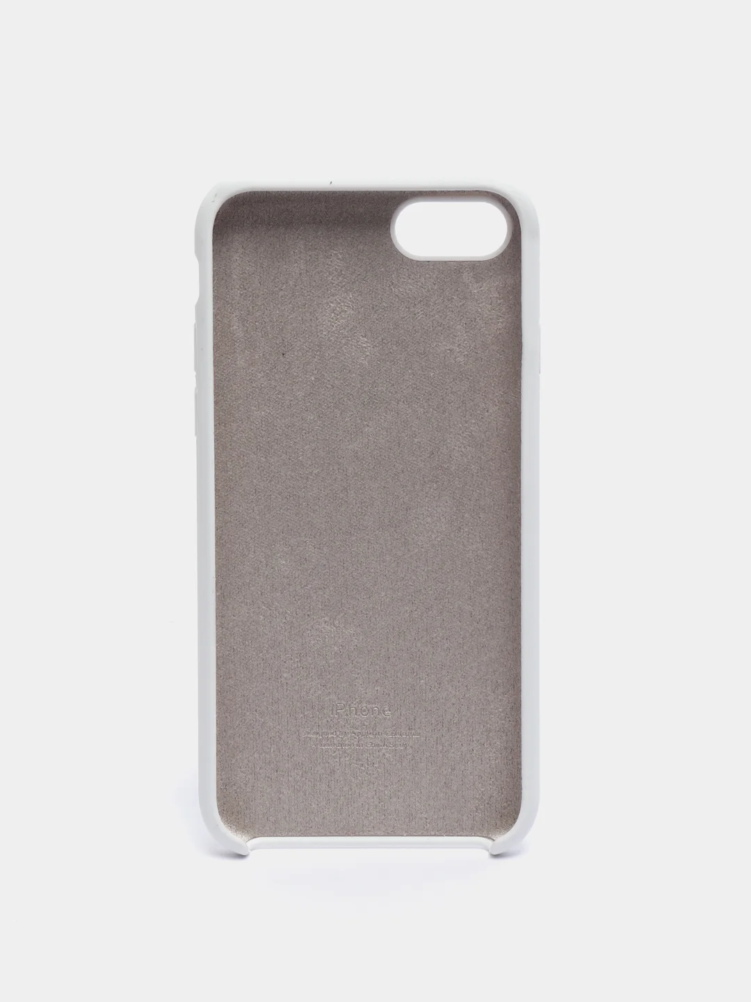 Белый чехол Silicone case для iPhone 7/ 8/ SE 2020, силиконовый