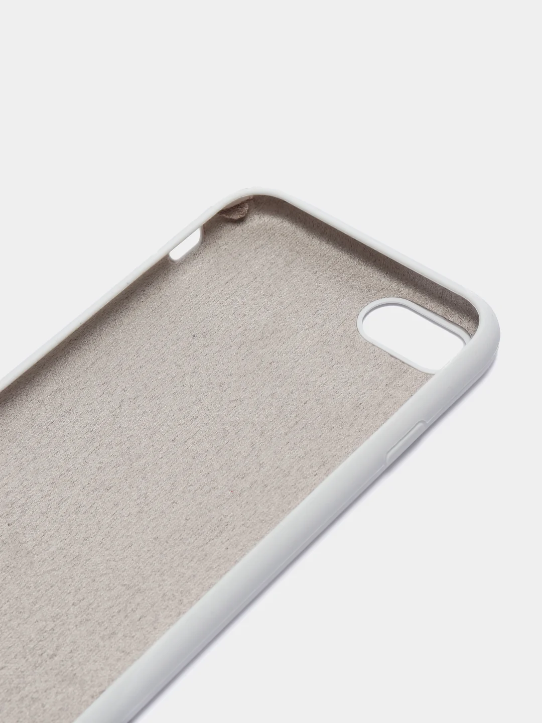 Белый чехол Silicone case для iPhone 7/ 8/ SE 2020, силиконовый