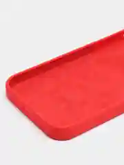 Красный чехол iPhone 12 / 12 Pro с закрытым низом Silicone case