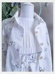 Белый костюм Silinda для девочки, батист