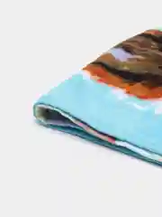 Синий кухонное полотенце с собакой, 34х76 из 100% хлопка