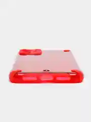 Красный чехол для iPhone  7/8/ SE 2020/7+/8+/XR/X/XS/11/11PRO/12 PRO/12 PRO MAX   с  блестками