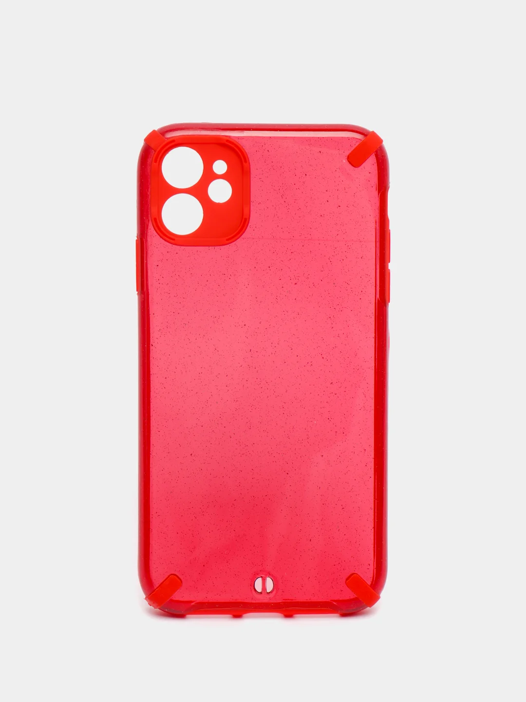 Красный чехол для iPhone 7/8/ SE 2020/7+/8+/XR/X/XS/11/11PRO/12 PRO/12 PRO MAX с блестками