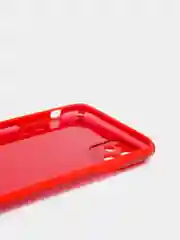 Красный чехол для iPhone  7/8/ SE 2020/7+/8+/XR/X/XS/11/11PRO/12 PRO/12 PRO MAX   с  блестками