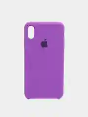 Фиолетовый чехол для Apple iPhone XS Max силиконовый, 8 цветов