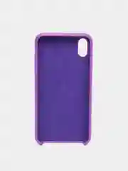 Фиолетовый чехол для Apple iPhone XS Max силиконовый, 8 цветов