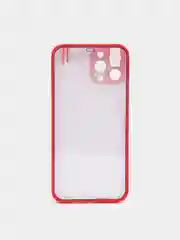 Красный чехол Apple iPhone 12, 12 Pro, 12 Pro Max на 360 градусов с защитой экрана