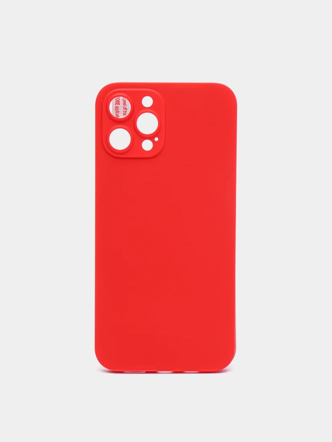 Красный чехол Apple iPhone 12, 12 Pro, 12 Pro Max на 360 градусов с защитой экрана