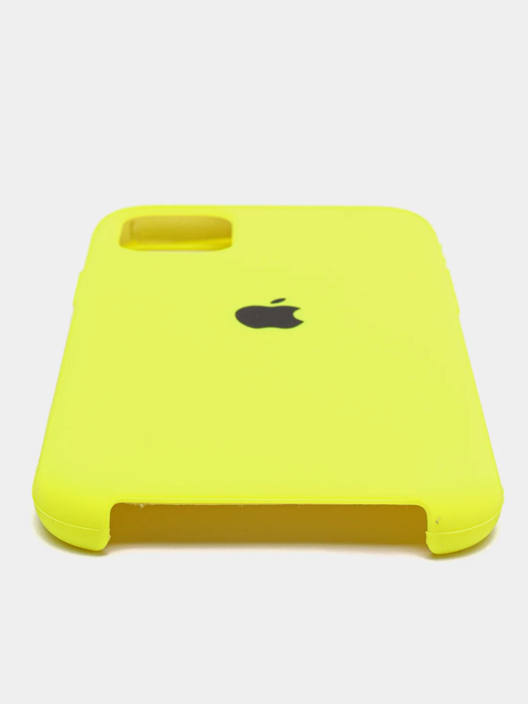 Лимонный чехол Silicone Case для Apple iPhone 11 силиконовый противоударный для айфона Soft Touch