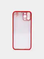 Красный чехол Apple iPhone 12, 12 Pro, 12 Pro Max на 360 градусов с защитой экрана