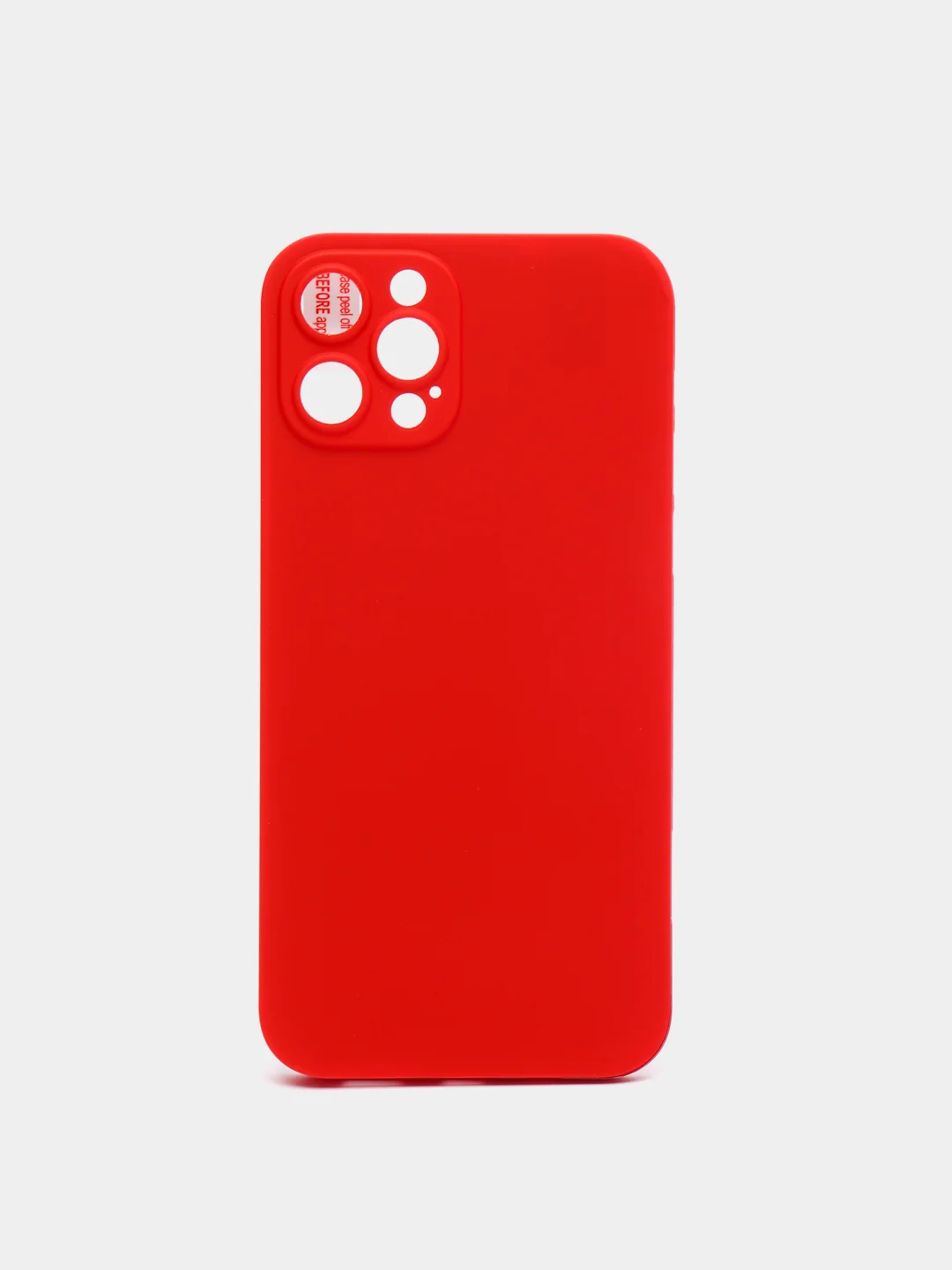 Красный чехол Apple iPhone 12, 12 Pro, 12 Pro Max на 360 градусов с защитой экрана