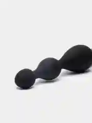 Силиконовые анальные бусы, 17 см