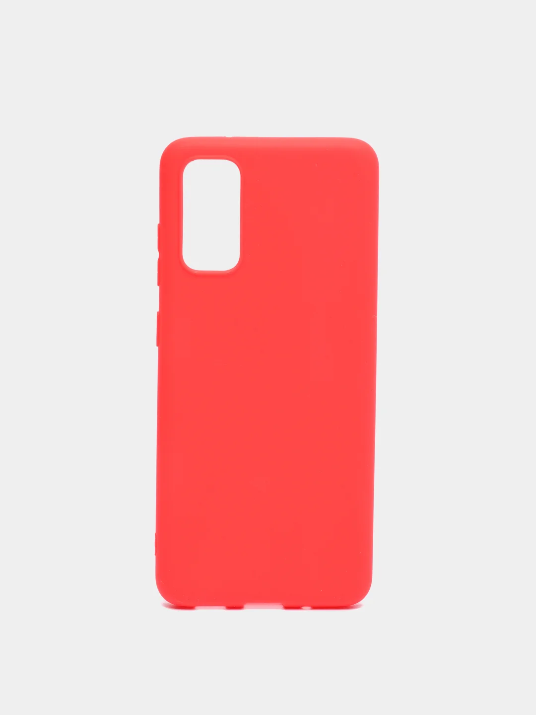 Красный чехол силиконовый на Samsung S20 / S11