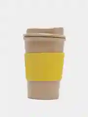 Желтый стакан дорожный Husks Ware, для чая и кофе, 500 мл