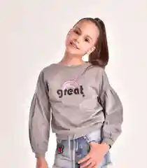 Пудровый джемпер для девочки, 7-10 лет, 2 цвета