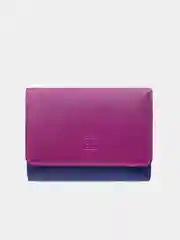 Фуксия итальянский женский цветной кожаный кошелёк DuDuBags серии Pemba