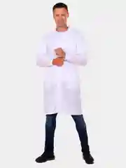Мужской халат с поясом на пуговицах (Медик)