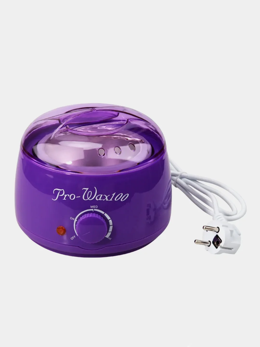 Фиолетовый воскоплав баночный Pro Wax 100, с терморегулятором