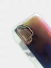 Индиго чехол Samsung Galaxy A32, Самсунг Галакси А32 твердый, прозрачный, с рисунком